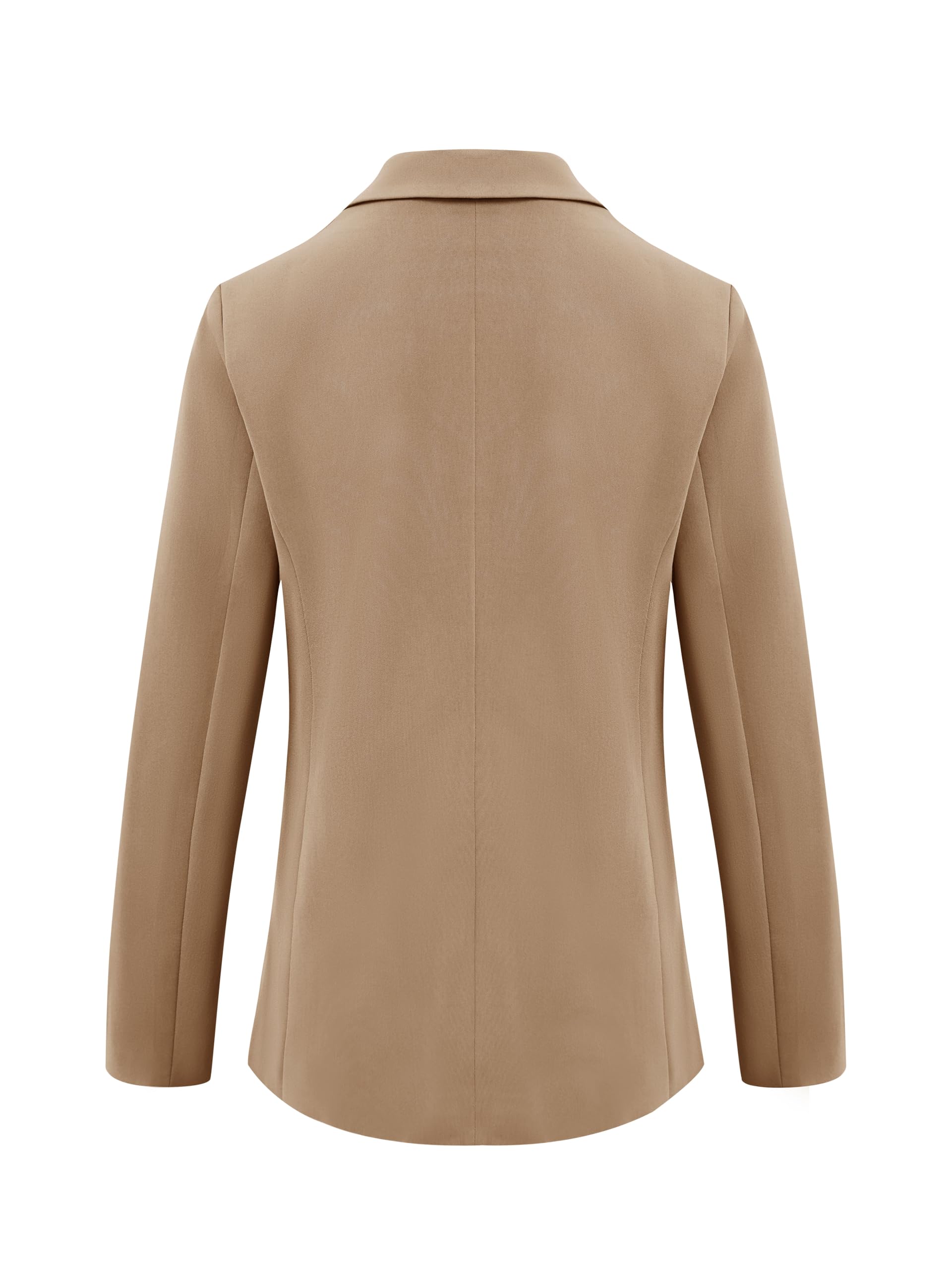 Foto 2 | Blazer Cicy Bell Para Mujer, Manga Larga, Parte Delantera Abierta, Color Caqui Oscuro - Venta Internacional.
