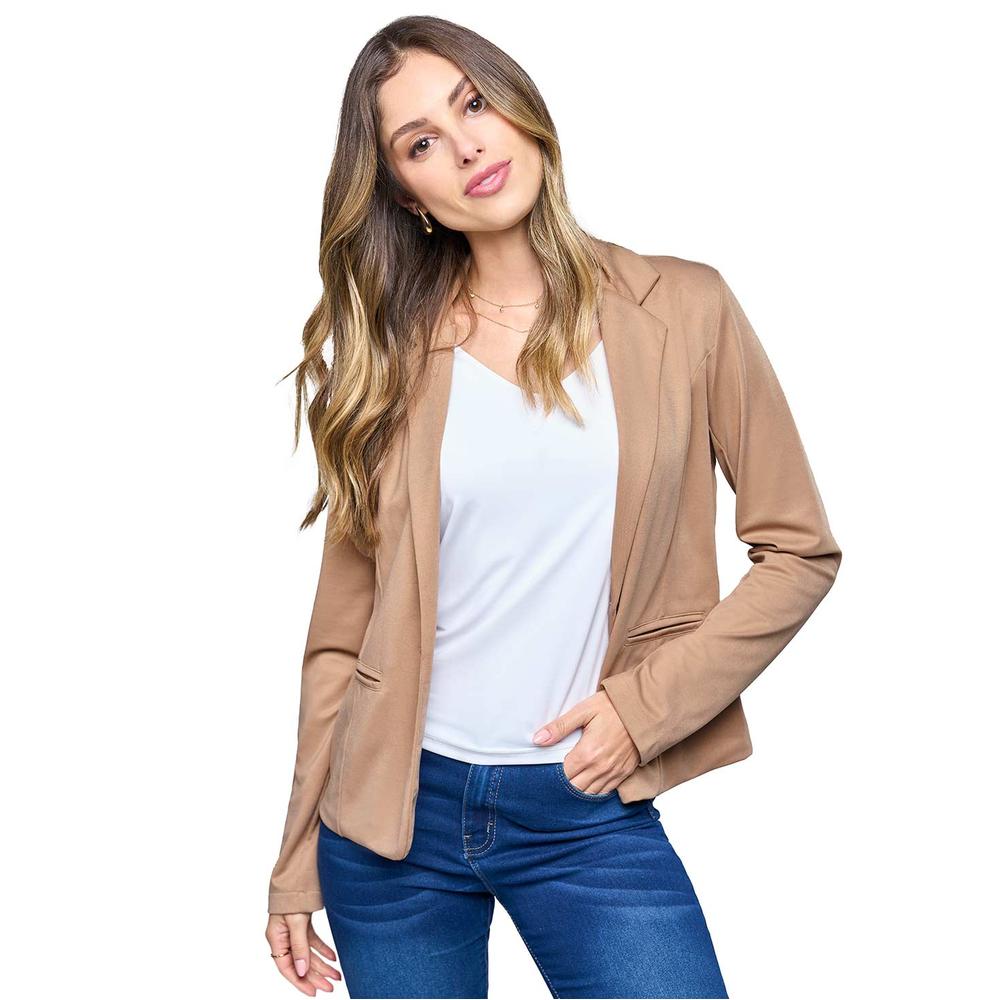 Foto 2 pulgar | Blazer Café Ilusión para Mujer