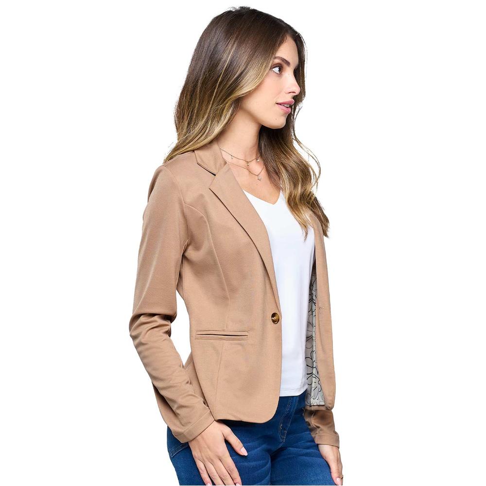 Foto 5 pulgar | Blazer Café Ilusión para Mujer