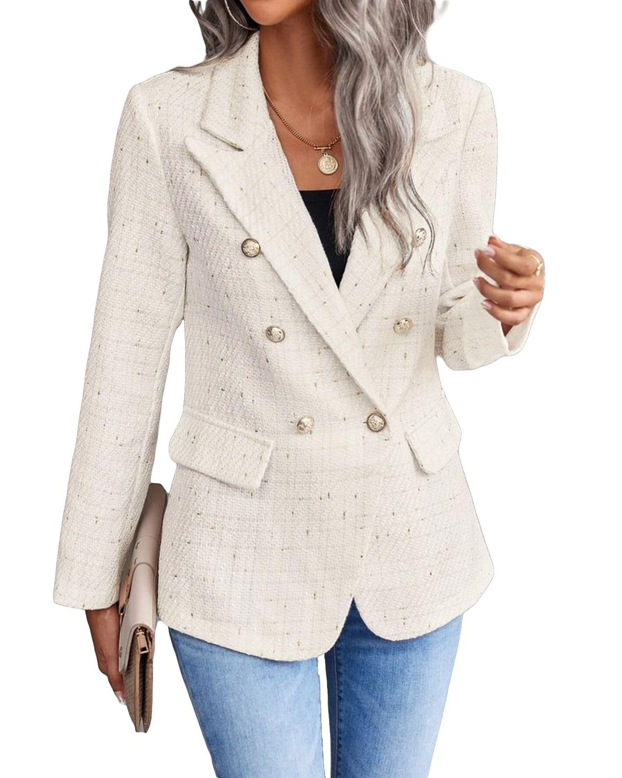 Foto 3 pulgar | Chaqueta Tipo Blazer Mina Self Leather Para Mujer, Color Beige, Talla Xl - Venta Internacional.