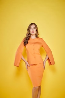 Foto 4 | Saco Color Mostaza Para Dama Mussi