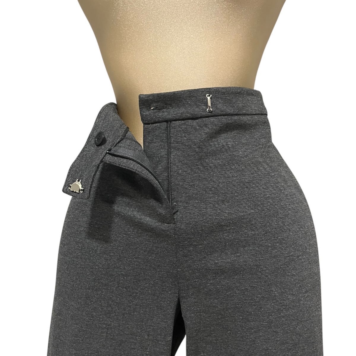 Foto 8 pulgar | Conjunto Gris Oxford Saco Y Pantalón Básico Mussi