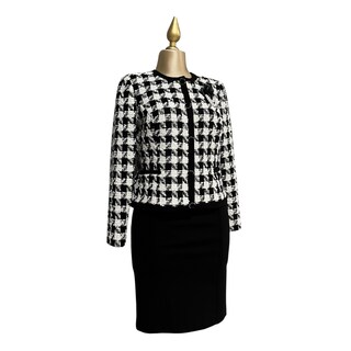 Foto 2 | Conjunto Saco/falda Con Broche Rosa Negra Mussi