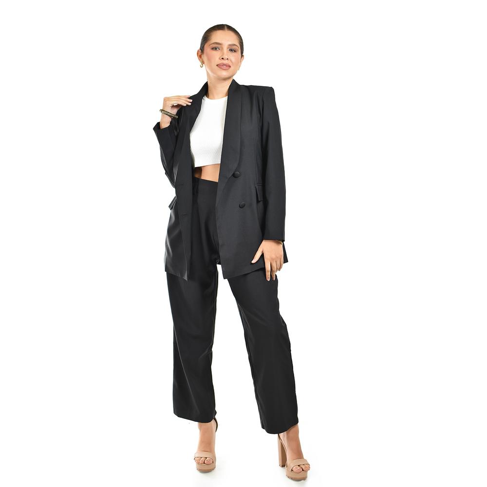 Foto 5 pulgar | Blazer Doble Botonadura Roman Fashion /juvenil  1370 (negro) Negro