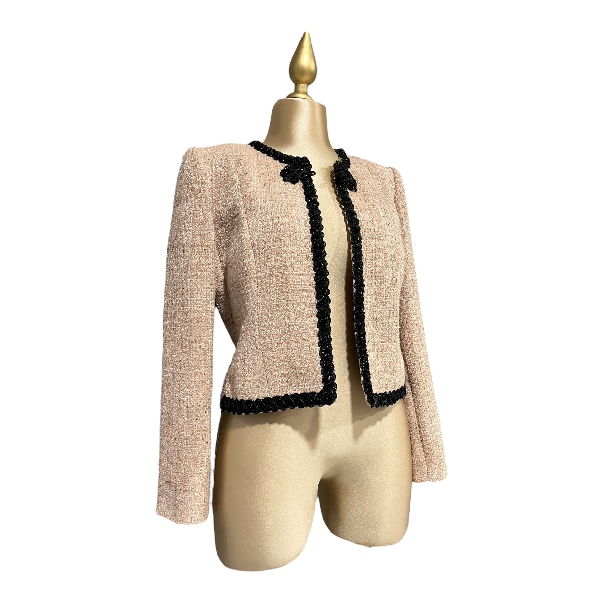 Foto 4 pulgar | Saco Beige Para Dama Mussi