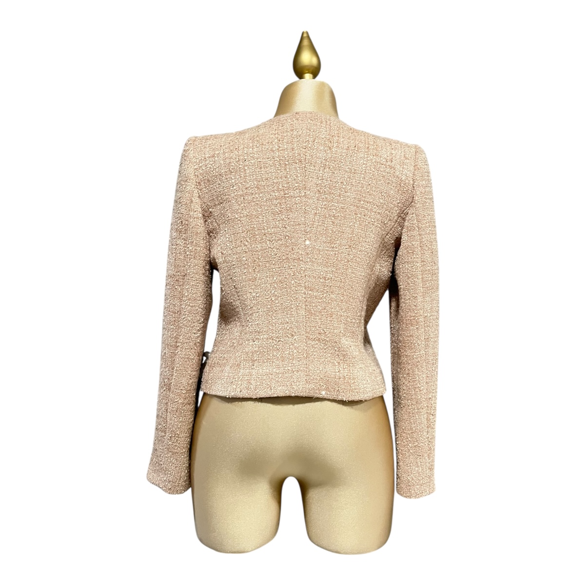 Foto 6 pulgar | Saco Beige Para Dama Mussi