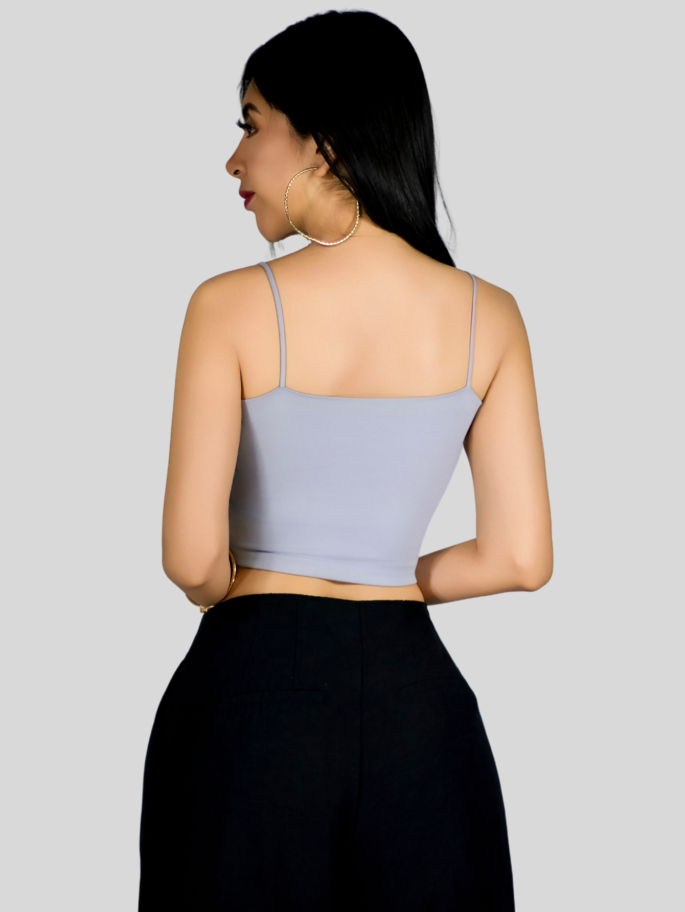 Foto 3 | Set 2 Blusa Mujer Crop Tirantes Top-1025-px2 Varios Colores Confort Y Frescura Día Y Noche