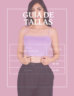 Foto 8 | Set 2 Blusa Mujer Crop Tirantes Top-1025-px2 Varios Colores Confort Y Frescura Día Y Noche