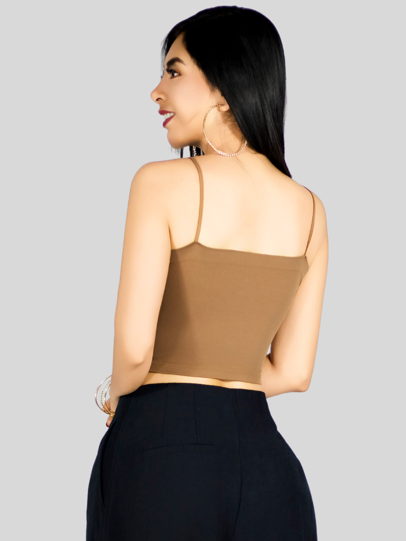Foto 4 pulgar | Set 2 Blusa Mujer Crop Tirantes Top-1025-px2 Varios Colores Confort Y Frescura Día Y Noche