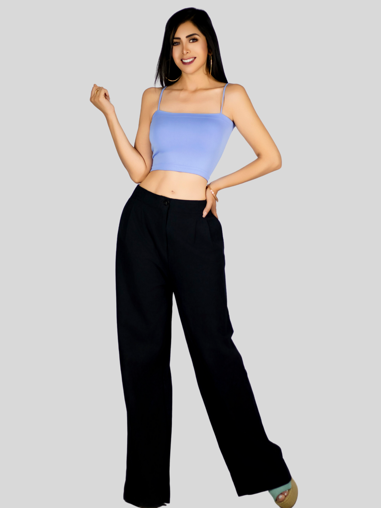 Foto 3 pulgar | Set 2 Blusa Mujer Crop Tirantes Top-1025-px2 Varios Colores Confort Y Frescura Día Y Noche