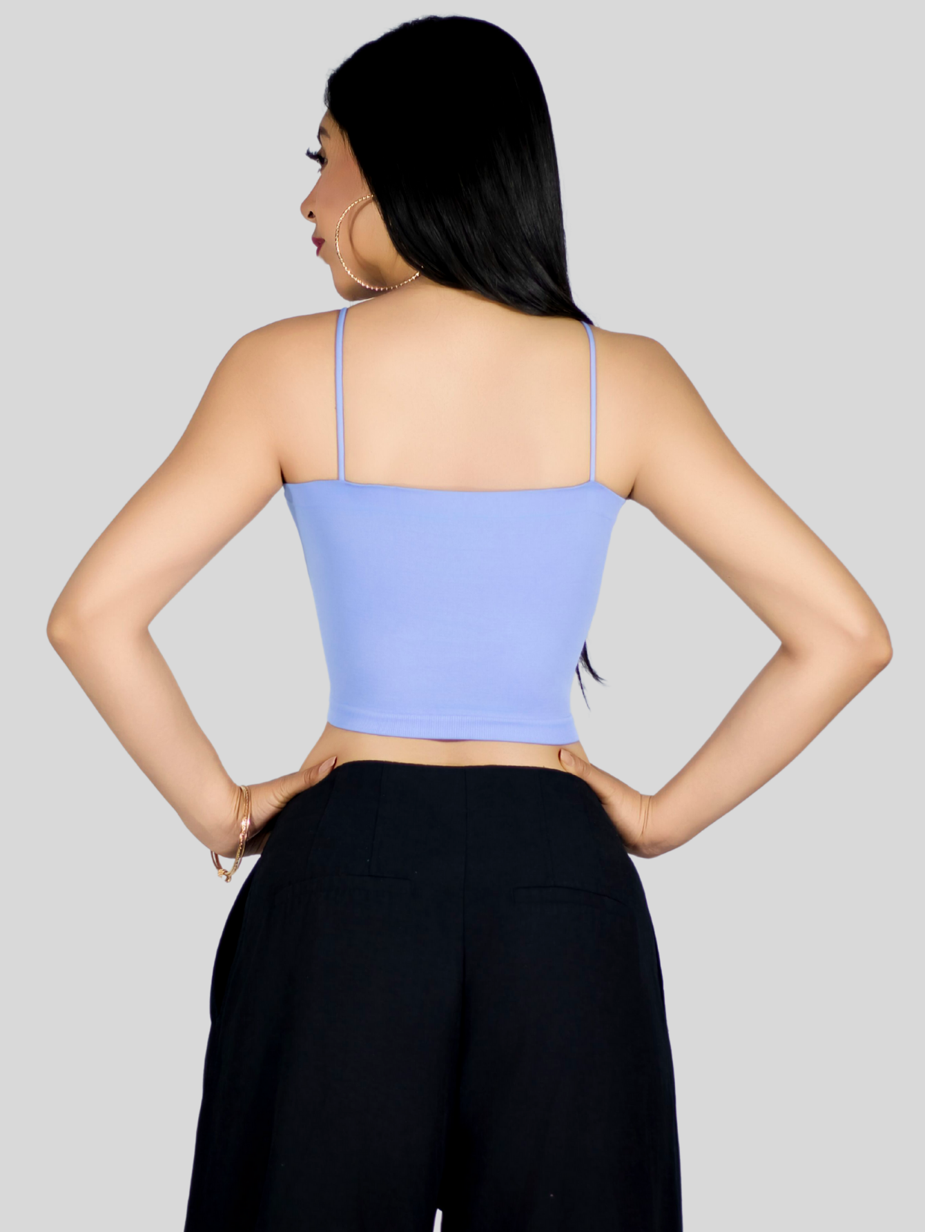 Foto 4 pulgar | Set 2 Blusa Mujer Crop Tirantes Top-1025-px2 Varios Colores Confort Y Frescura Día Y Noche