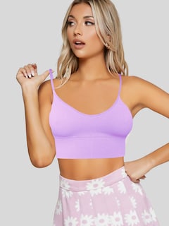 Foto 4 | Set De 2 Tops Mujer Deportivo Con Relleno Top-1013-px2 Variedad De Colores Blusa Croptop