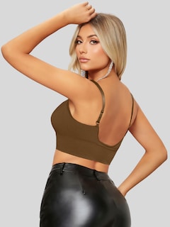 Foto 6 | Set De 2 Tops Mujer Deportivo Con Relleno Top-1013-px2 Variedad De Colores Blusa Croptop