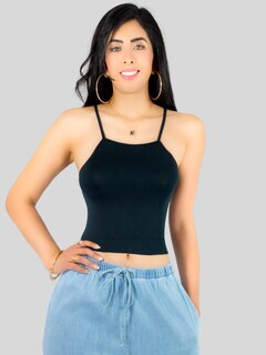 Foto 4 | Set De 3 Crop Top De Mujer Top-09-px3 Negro Rosa Y Rosa Deportivo O Casual