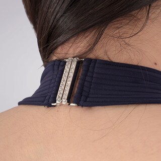 Foto 6 | Blusa Dama Casual Sin Mangas Top Casual Azul Marino Sea Brazil