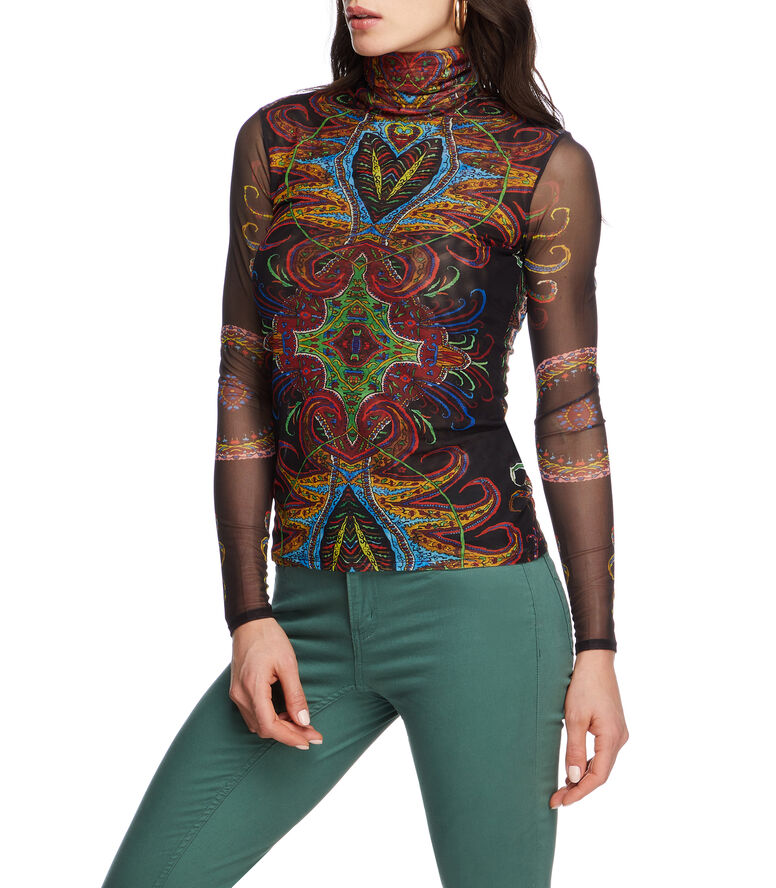Foto 3 pulgar | Blusa Multi Diseño Manga Larga Desigual