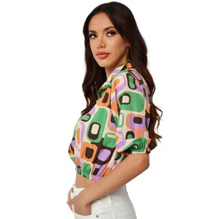 Foto 2 | Blusa Tipo Chamarra ROMAN FASHION BL-JUL-2025-LIMA-TR-ALL color Naranja