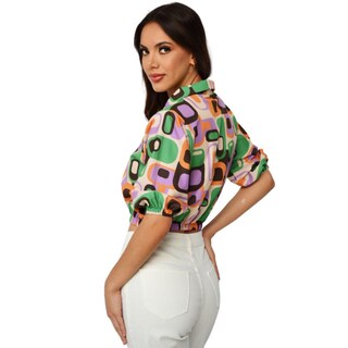 Foto 3 | Blusa Tipo Chamarra ROMAN FASHION BL-JUL-2025-LIMA-TR-ALL color Naranja