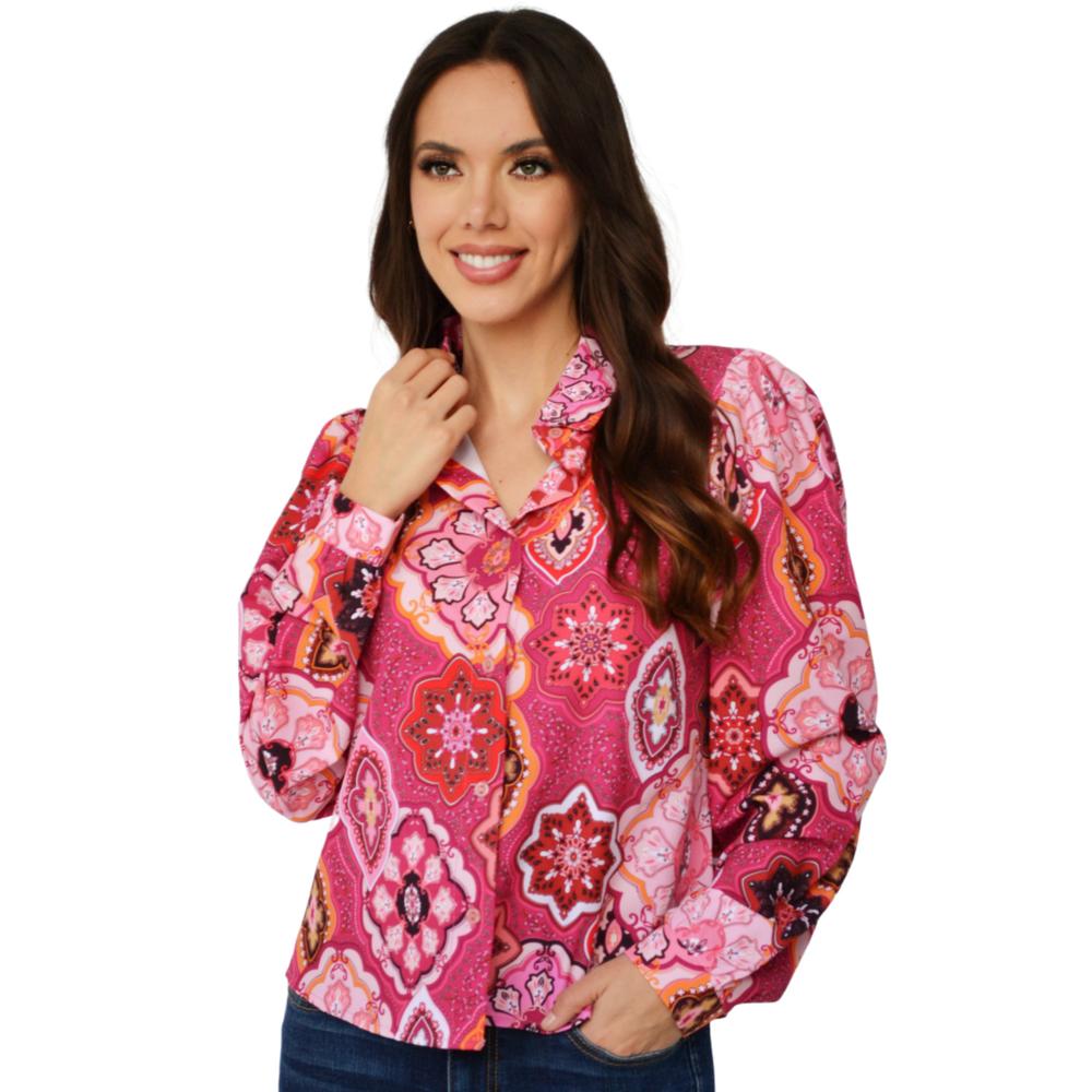Foto 2 pulgar | Camisera Juvenil ROMAN FASHION 0437 color Rosa