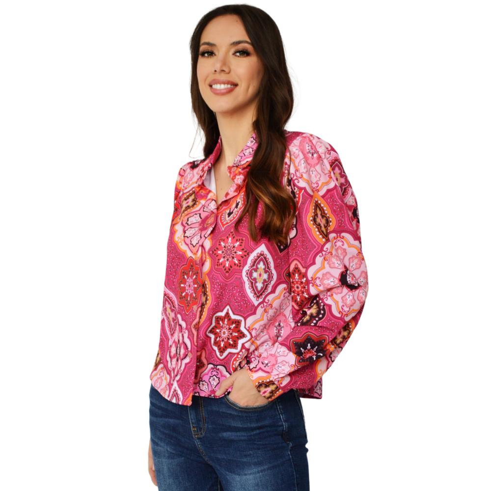 Foto 3 pulgar | Camisera Juvenil ROMAN FASHION 0437 color Rosa