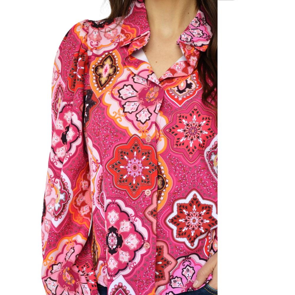 Foto 5 pulgar | Camisera Juvenil ROMAN FASHION 0437 color Rosa