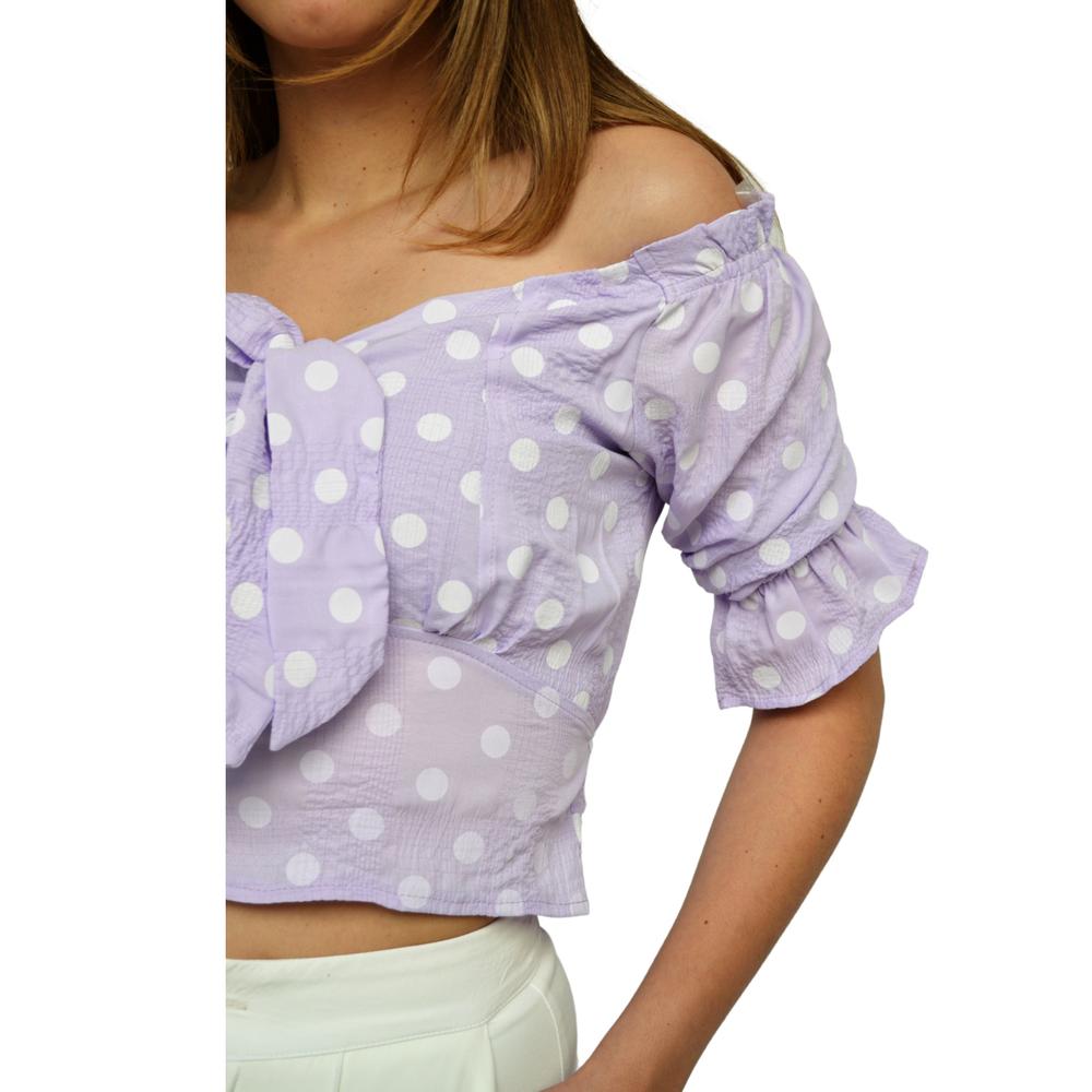 Foto 4 | Crop Top Roman Fashion 0614 Púrpura