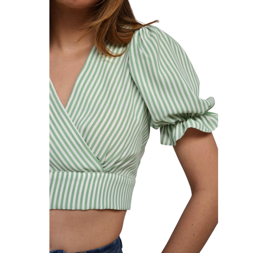 Foto 4 pulgar | Crop Top Roman Fashion 0604 Verde