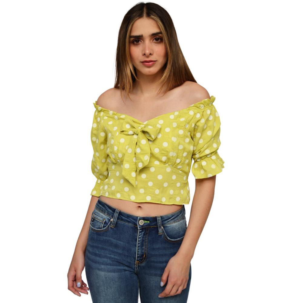 Foto 2 pulgar | Crop Top Roman Fashion 0614 color Verde