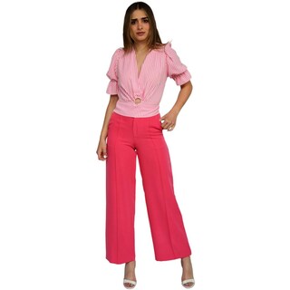Foto 5 | Blusa Escote V ROMAN FASHION 0521 color Rosa