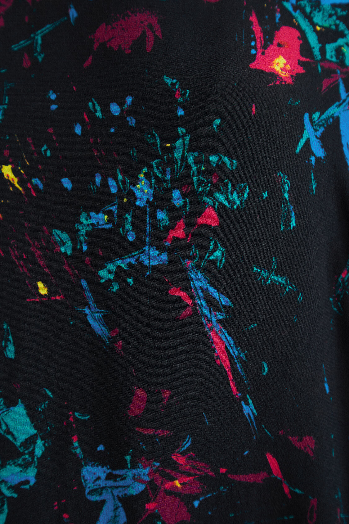 Foto 8 pulgar | Blusa Mangas Abullonadas Desigual Negra para Mujer