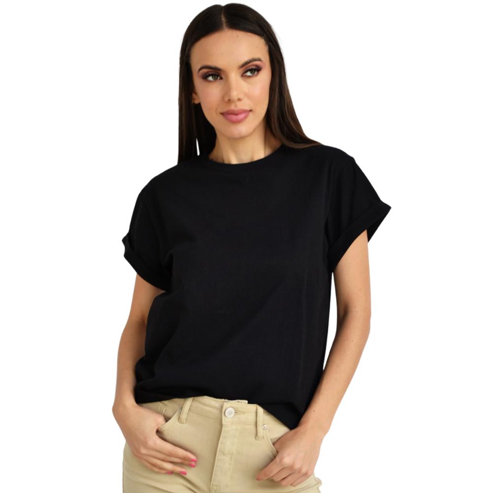 Blusa Balam Manga Corta color Negro para Mujer