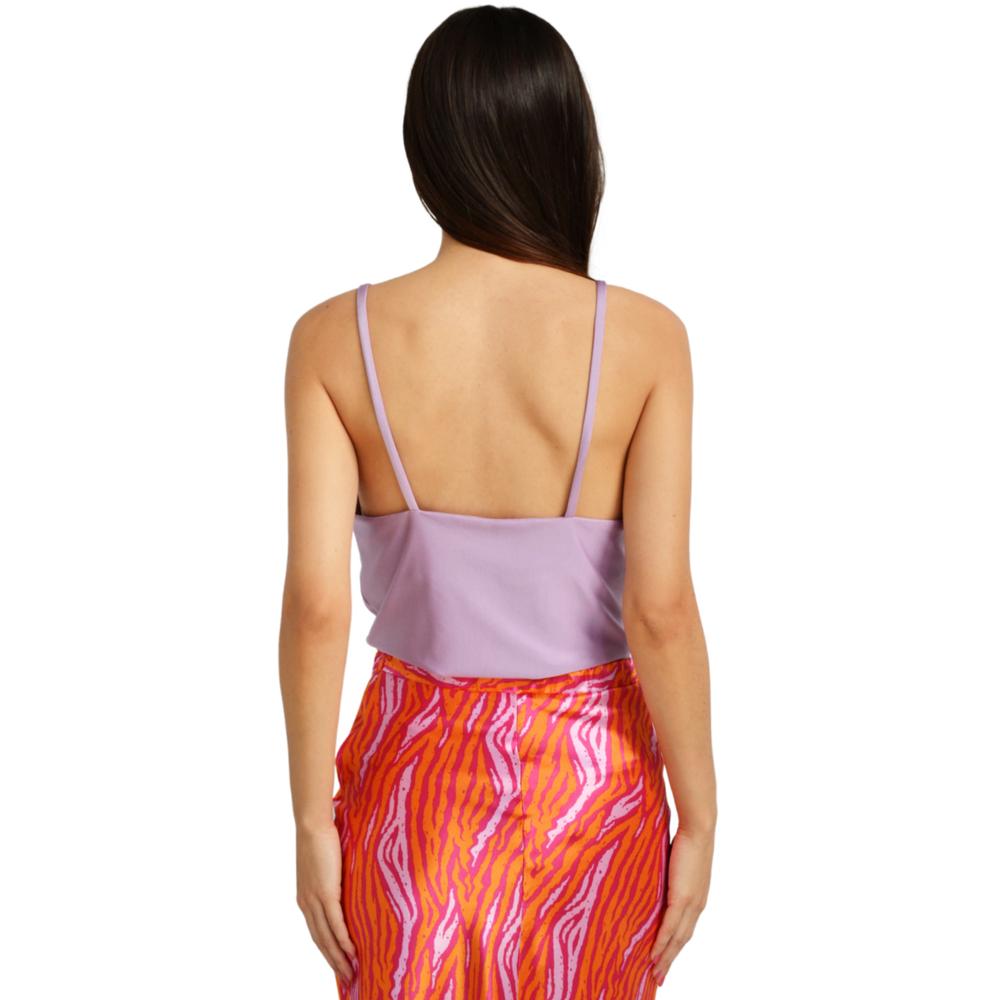 Foto 4 pulgar | Top de Tirantes Roman Fashion BL-ELY-0424 color Púrpura