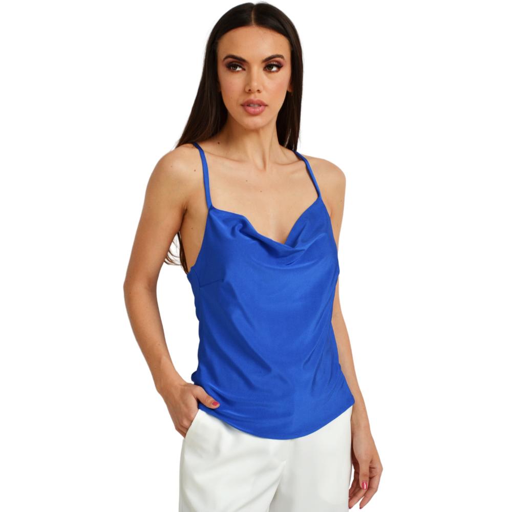 Top de Tirantes Roman Fashion BL-ELY-0424 color Azul