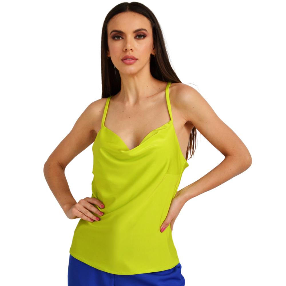 Top de Tirantes Roman Fashion BL-ELY-0424 color Verde