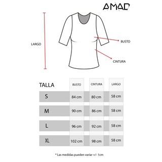 Foto 5 | Playera Básica Amad SS23-B05-MO-S color Amarillo Manga 3/4