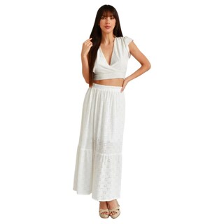 Foto 5 | Crop Top Sin Manga Roman Fashion BL-ELY-0315 color Blanco