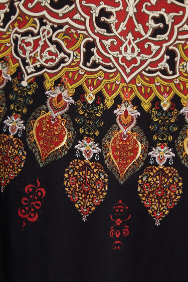 Foto 6 | Blusa Estampada Desigual Manga Larga color Negro