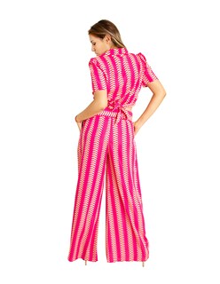 Foto 3 | Conjunto Pantalón y Blusa Love Point color Rosa Campana