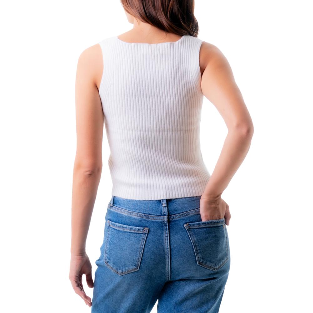 Foto 4 pulgar | Blusa Básica Cuello V Balam /juvenil, 0086 (blanco) Color Blanco