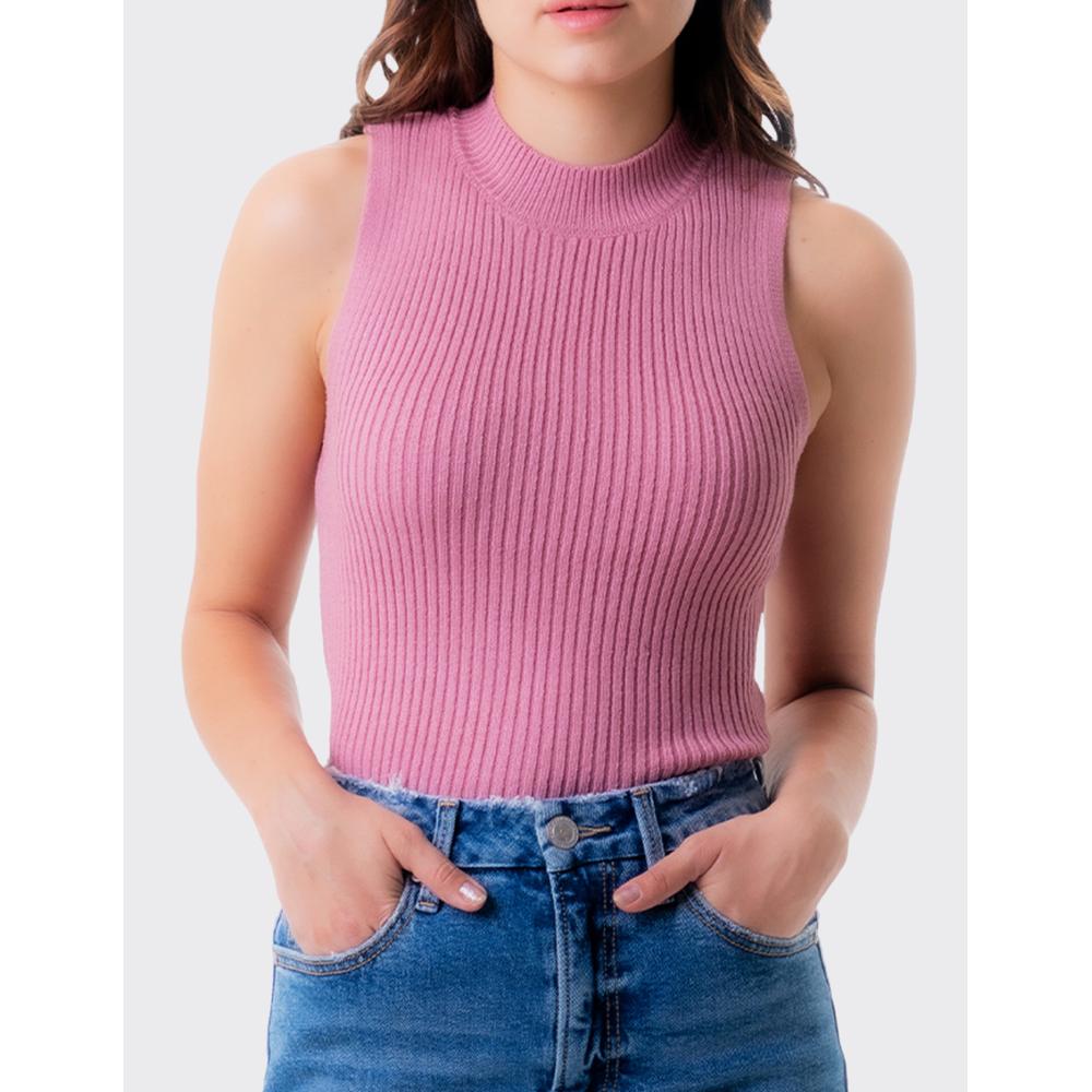Blusa Básica Cuello Alto Balam /juvenil, 0087 (rosa) Rosa