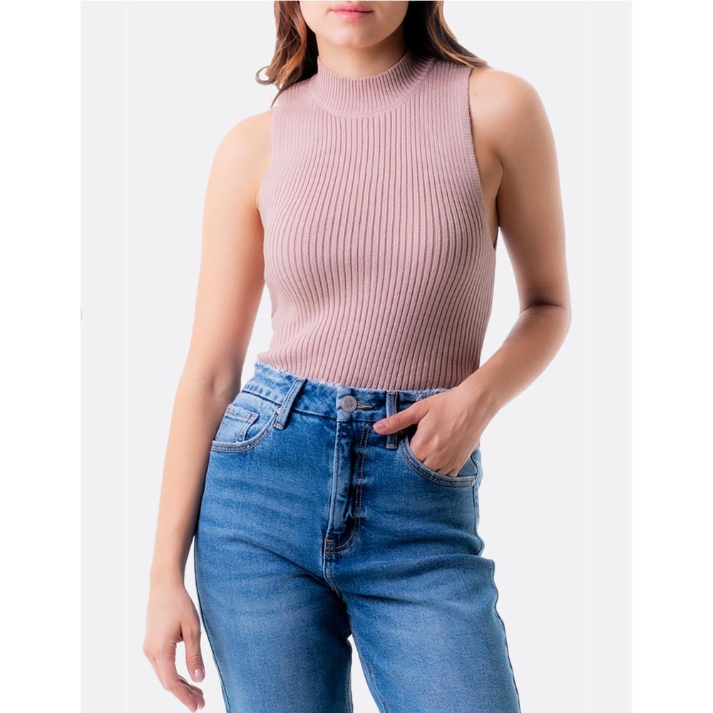 Blusa Básica Cuello Alto Balam /juvenil, 0087 (beige) Beige