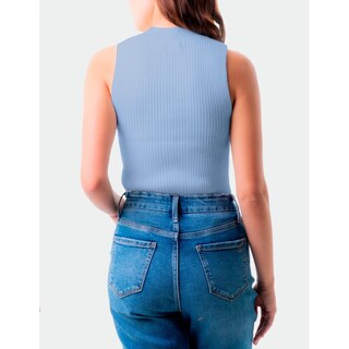 Foto 3 | Blusa Básica Cuello Alto Balam /juvenil, 0087 (azul Claro) Azul Cielo