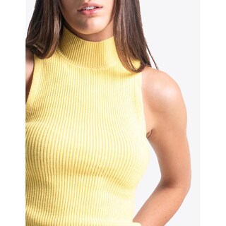 Foto 2 | Blusa Básica Sin Mangas Balam, 0084 (amarillo) Amarillo