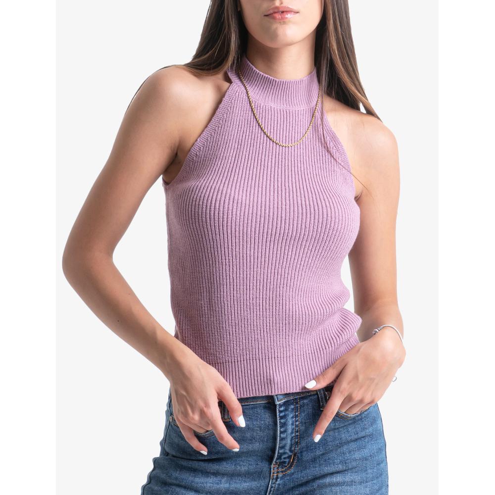 Blusa Básica Cuello Halter Balam, 0088 (lila) Lila