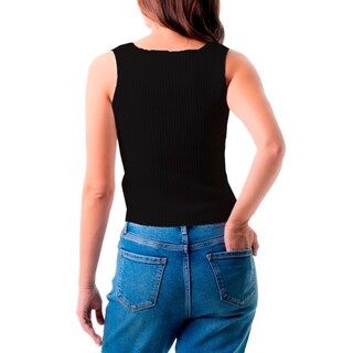 Foto 3 | Blusa Básica Cuello V Balam /juvenil, 0086 (negro) Negro