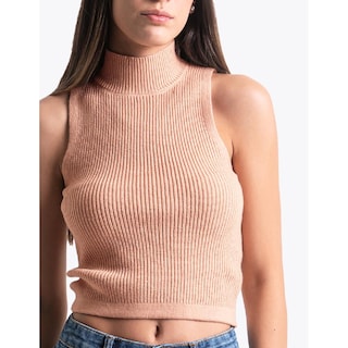 Foto 2 | Blusa Básica Sin Mangas Balam, 0084 (coral) Salmon