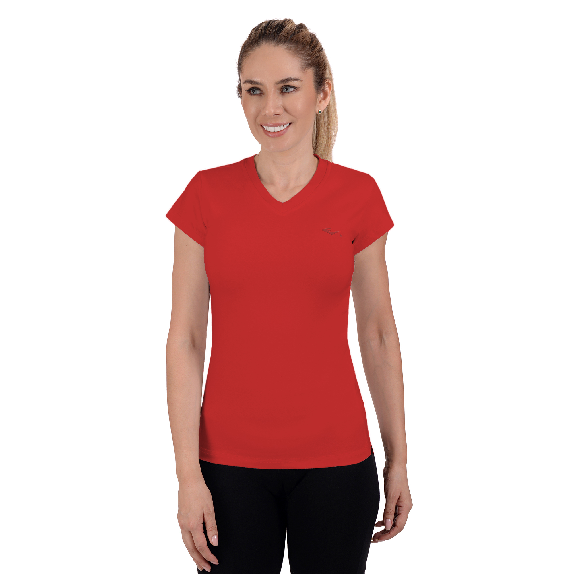 Playera Deportiva Everlast V56222 Rojo para Mujer