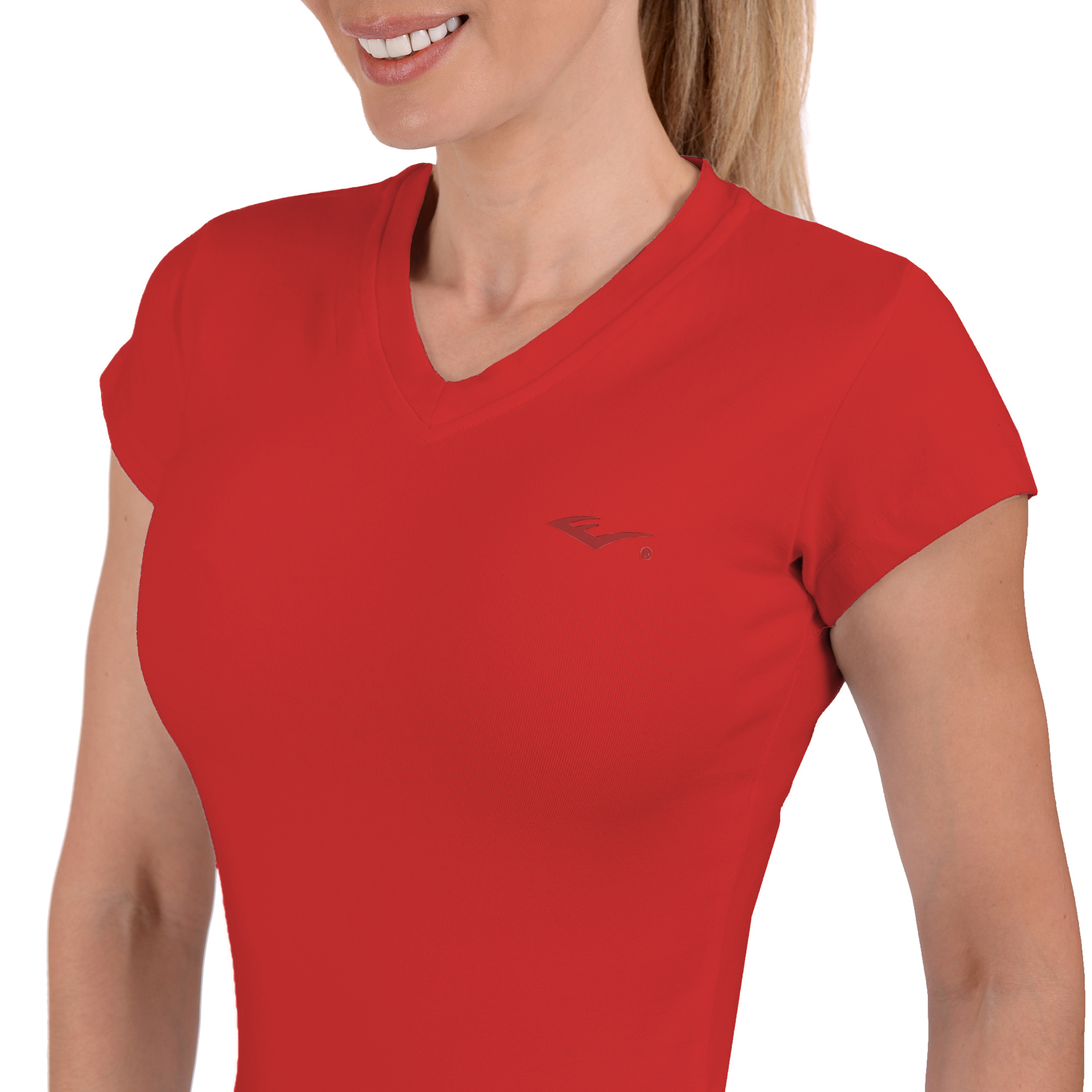 Foto 5 pulgar | Playera Deportiva Everlast V56222 Rojo para Mujer
