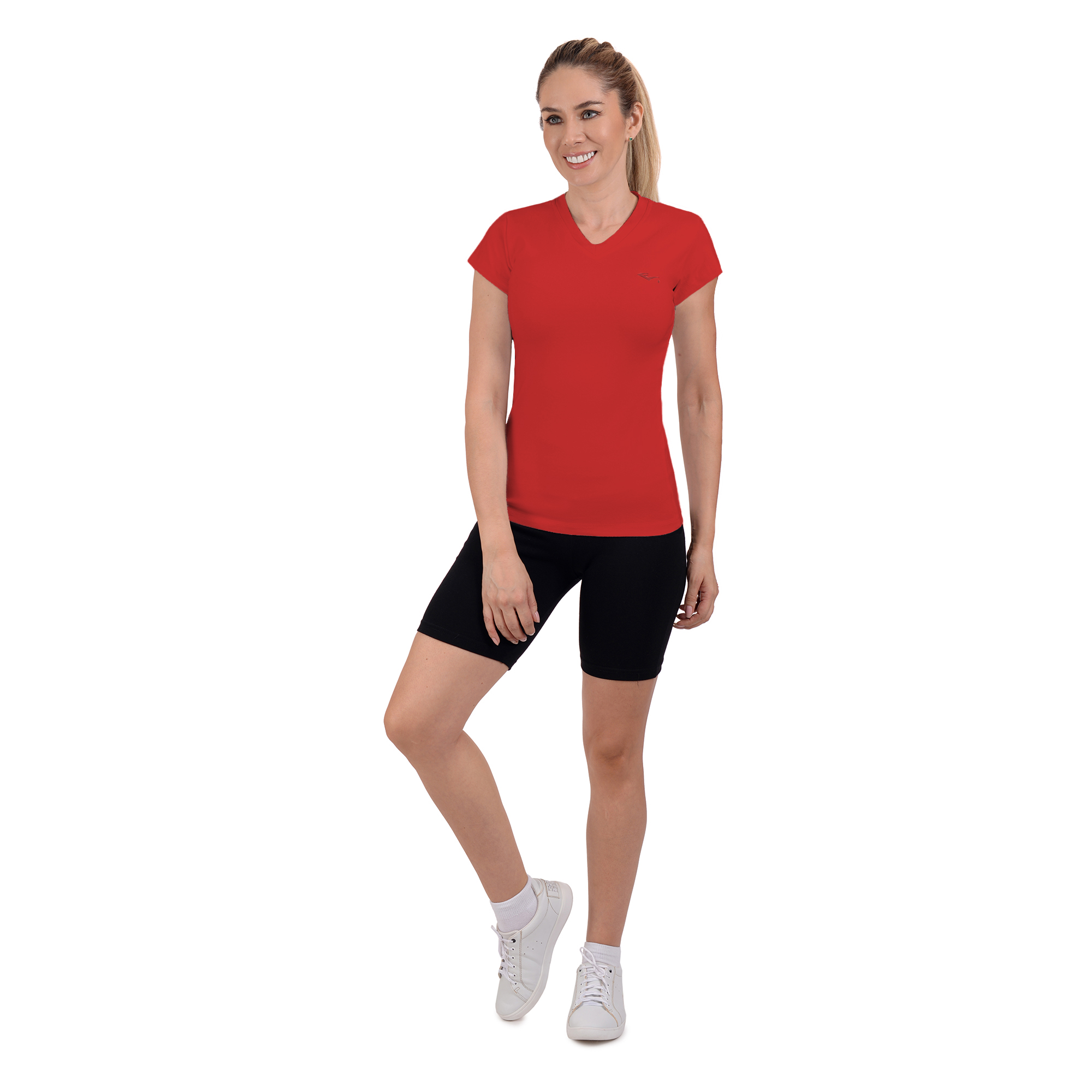Foto 6 pulgar | Playera Deportiva Everlast V56222 Rojo para Mujer