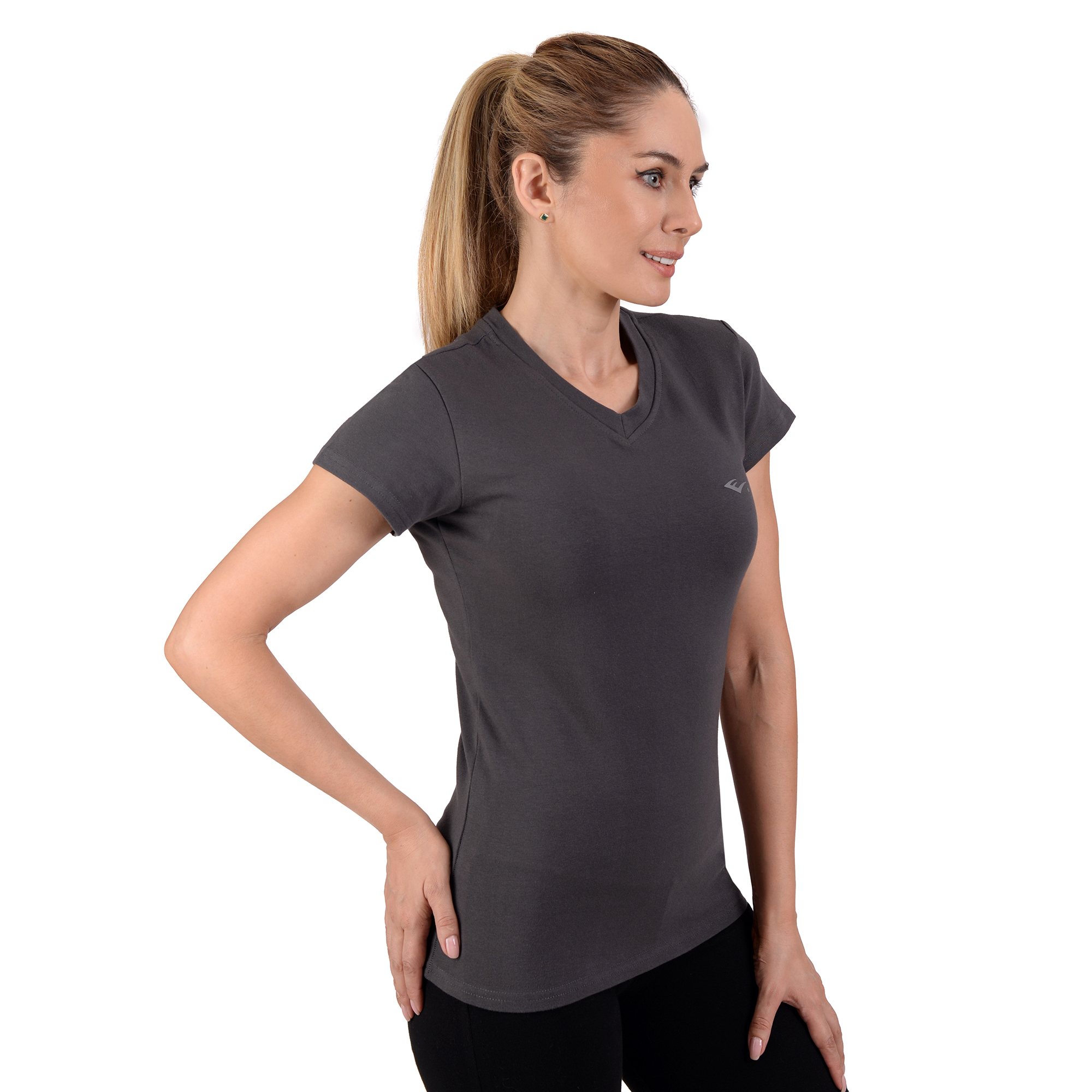 Foto 2 | Playera Deportiva Everlast V56222 Gris para Mujer
